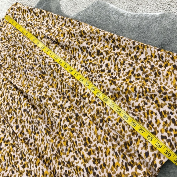 Ann Taylor Leopard Midi Skirt - Picture 3 of 10